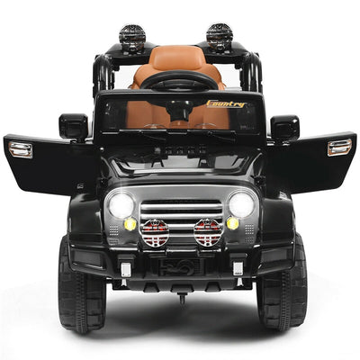 12V Battery Powered Car Kids Ride Truck with 2 Motors LED Lights MP3 Remote