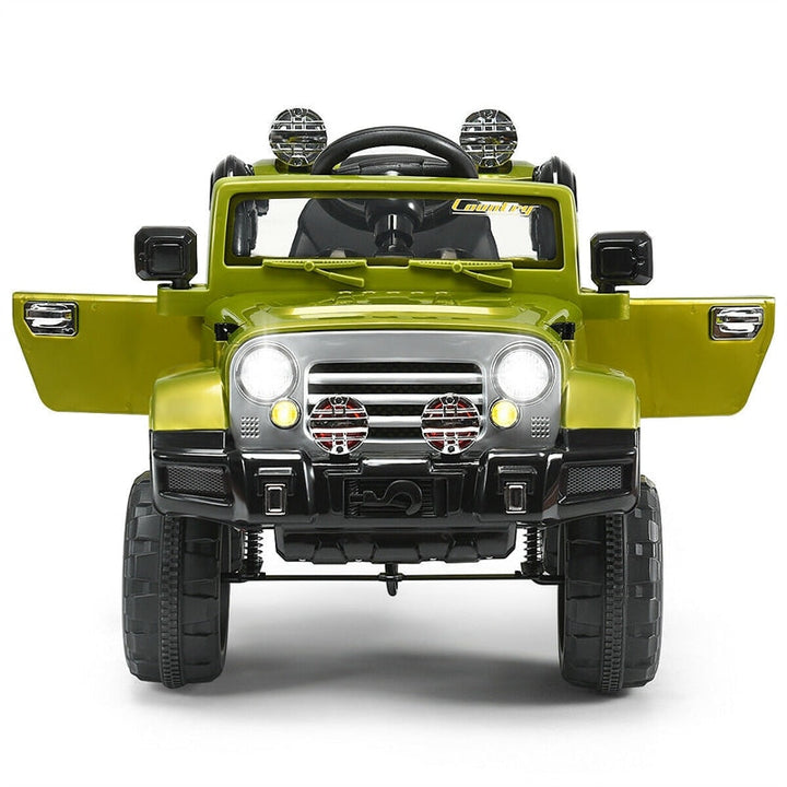 12V Battery Powered Car Kids Ride Truck with 2 Motors LED Lights MP3 Remote