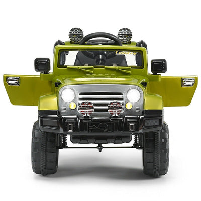 12V Battery Powered Car Kids Ride Truck with 2 Motors LED Lights MP3 Remote