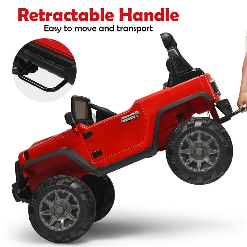 12V Battery Powered Electric Vehicle Kids Ride On Truck with Parent Remote Control-Canada Only