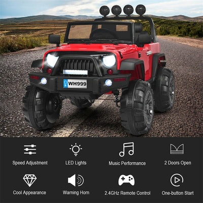 12V Battery Powered Electric Vehicle Kids Ride On Truck with Parent Remote Control