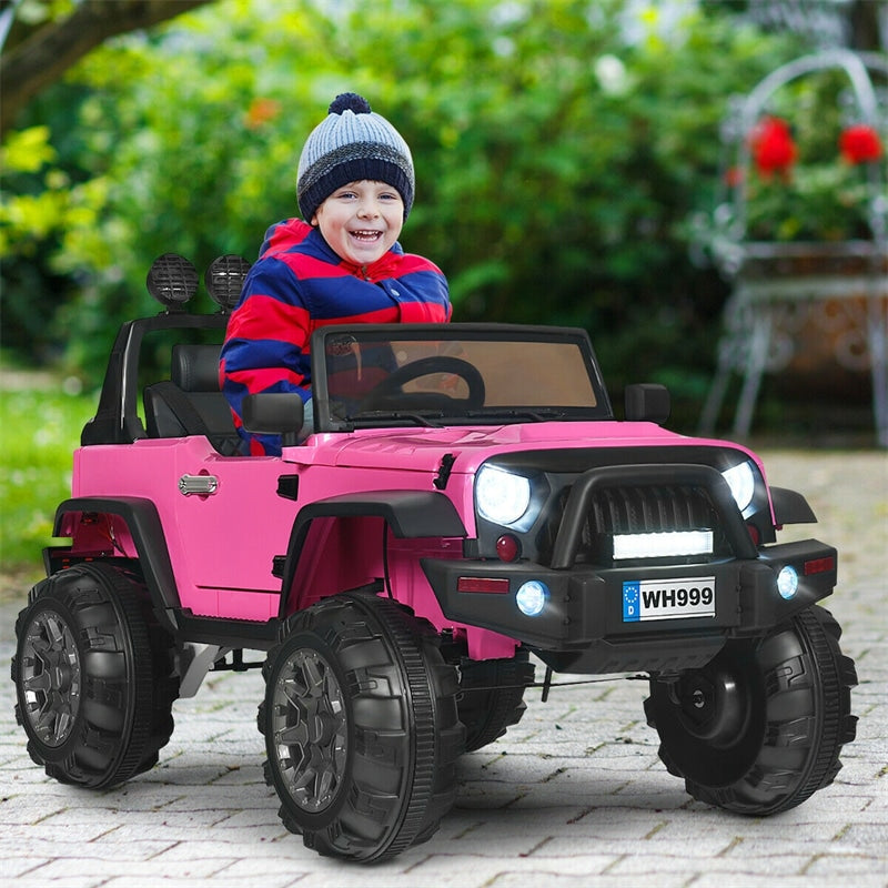 12V Battery Powered Electric Vehicle Kids Ride On Truck with Parent Remote Control-Canada Only