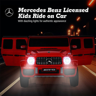 12V Battery Powered Vehicle License Mercedes-Benz G63 Children Ride in Car with Remote Control