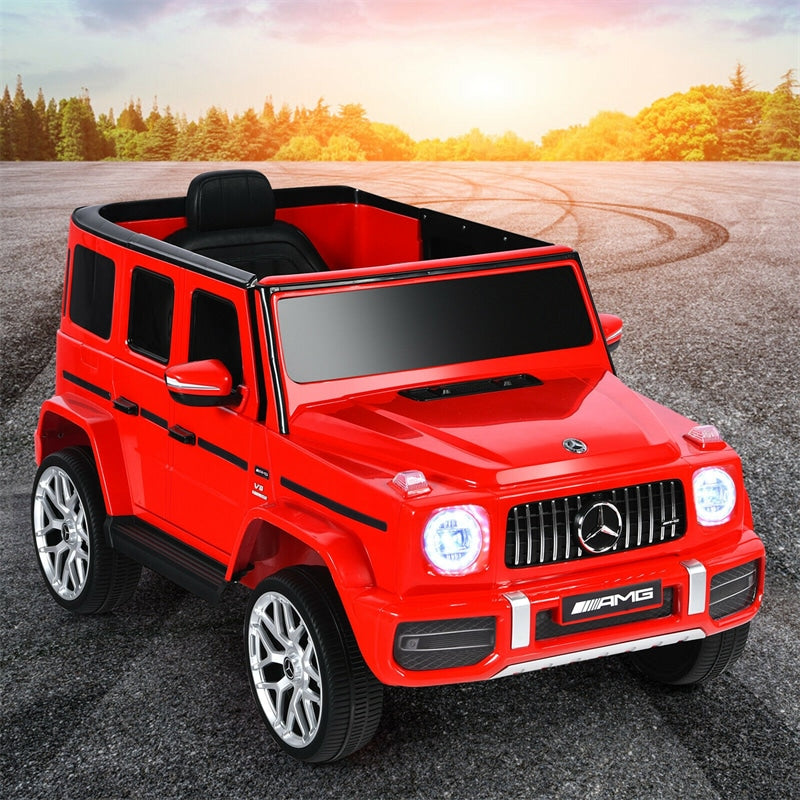 12V Battery Powered Vehicle License Mercedes-Benz G63 Children Ride in Car with Remote Control