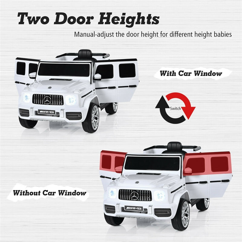 12V Battery Powered Vehicle License Mercedes-Benz G63 Children Ride in Car with Remote Control