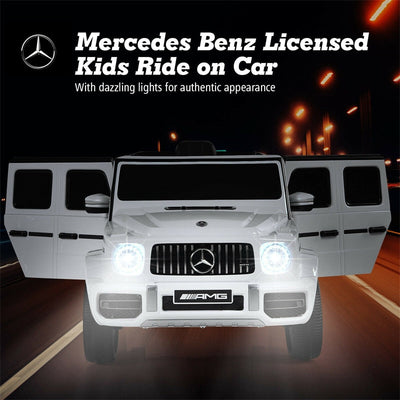 12V Battery Powered Vehicle License Mercedes-Benz G63 Children Ride in Car with Remote Control