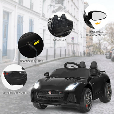 12V Electric Vehicle Jaguar F-Type SVR Licensed Battery Powered Ride on Car with Remote Control