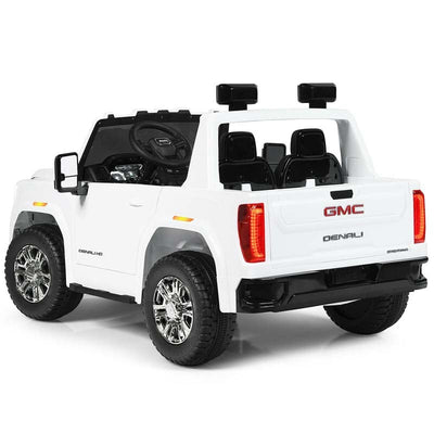 12V GMC 2-Seater Kids Ride On Truck Electric Car with Remote Control & Storage Box