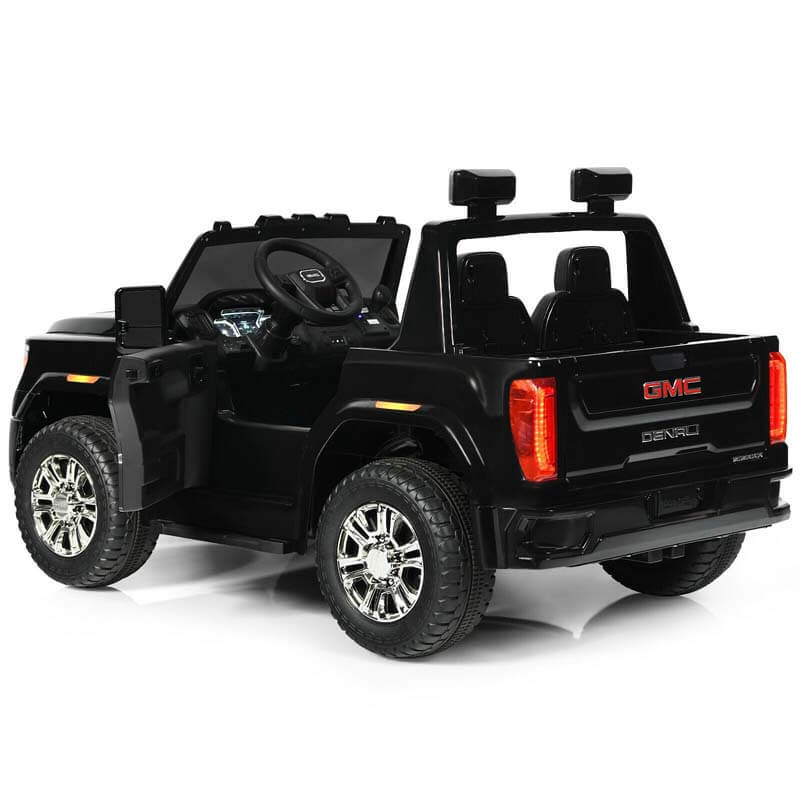 12V GMC 2-Seater Kids Ride On Truck Electric Car with Remote Control & Storage Box