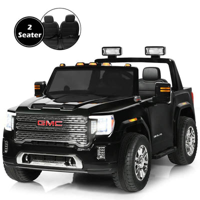 12V GMC 2-Seater Kids Ride On Truck Electric Car with Remote Control & Storage Box