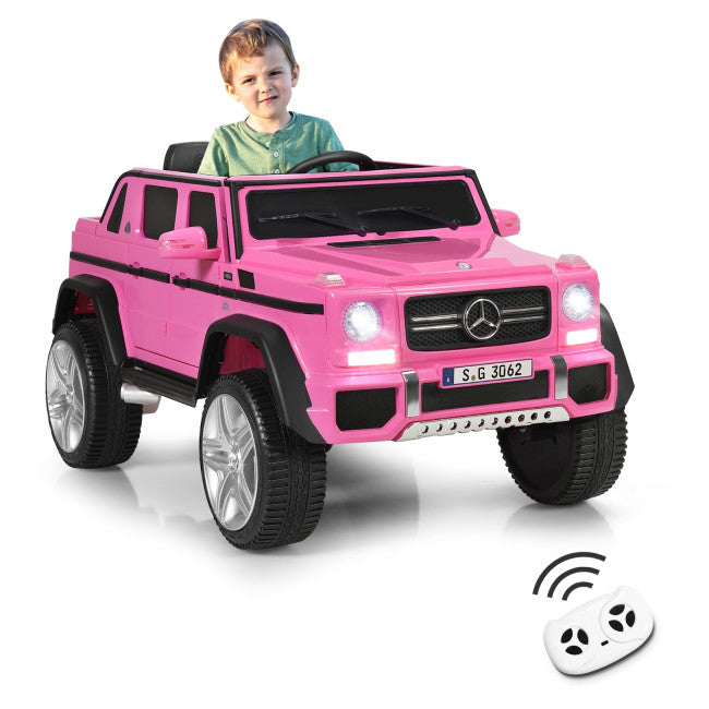 12V Kids Ride On Cars Licensed Mercedes-Benz Maybach Battery Powered Electric Toy Car with 2.4GHz Remote Control