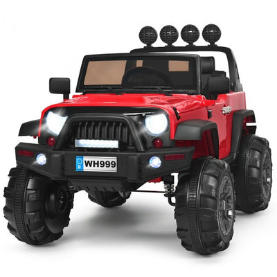 12V Kids Ride On Truck Battery Powered Toy Car with Spring Suspension and 2.4G remote control