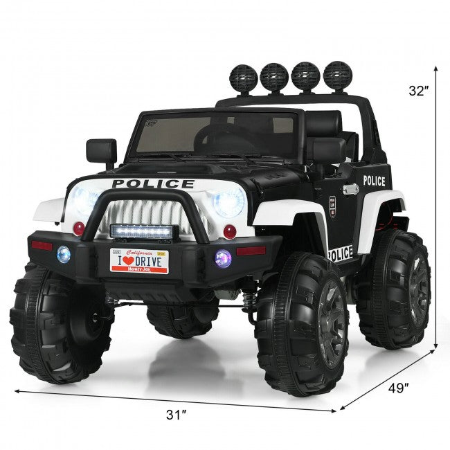 12V Kids Ride On Truck Battery Powered Toy Car with Spring Suspension and 2.4G remote control