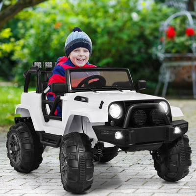 12V Kids Ride On Truck Electric Toy Car with Remote Control and LED Lights