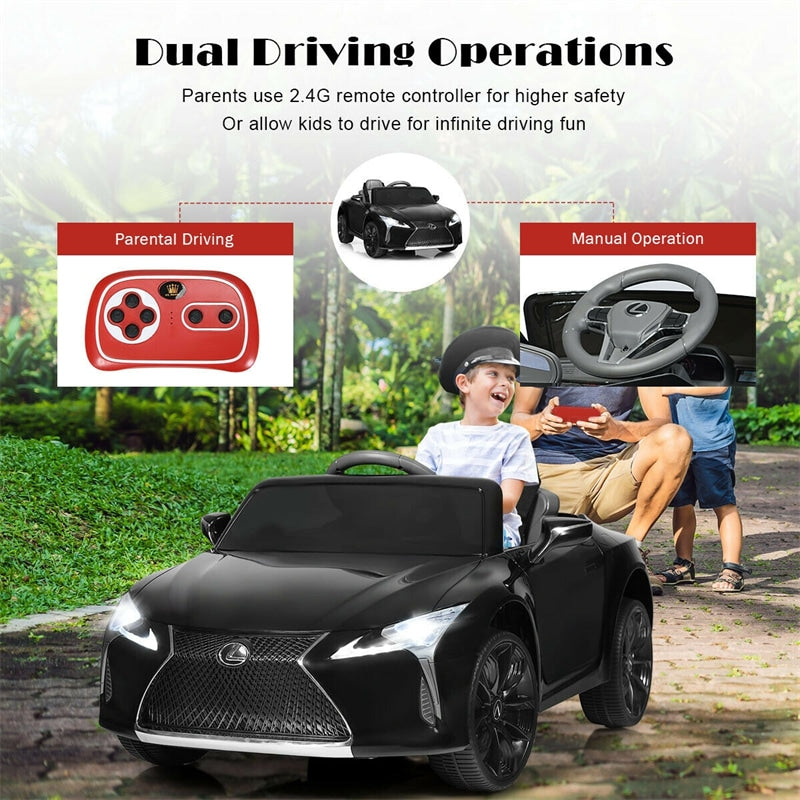 12V Kids Ride Car License Lexus LC500 Electric Vehicle with Remote Control