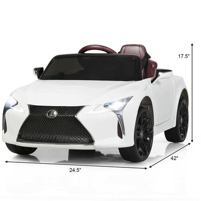 12V Kids Ride Car License Lexus LC500 Electric Vehicle with Remote Control