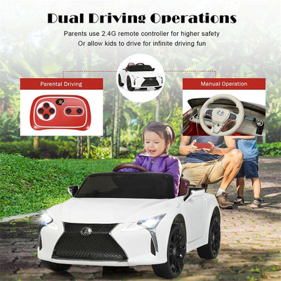 12V Kids Ride Car License Lexus LC500 Electric Vehicle with Remote Control