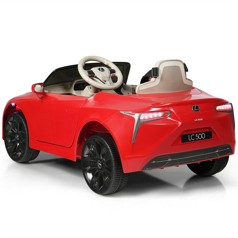 12V Kids Ride Car License Lexus LC500 Electric Vehicle with Remote Control