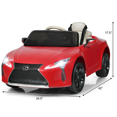 12V Kids Ride Car License Lexus LC500 Electric Vehicle with Remote Control