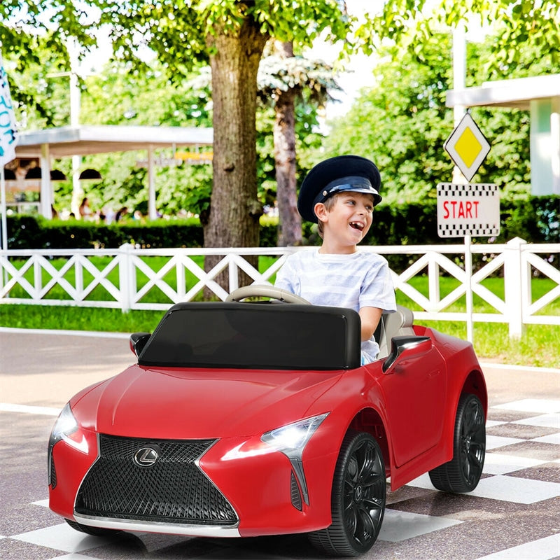 12V Kids Ride Car License Lexus LC500 Electric Vehicle with Remote Control