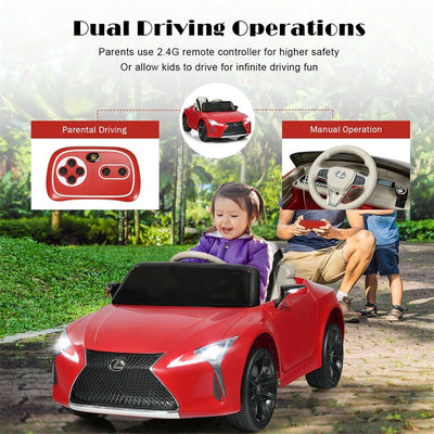 12V Kids Ride Car License Lexus LC500 Electric Vehicle with Remote Control