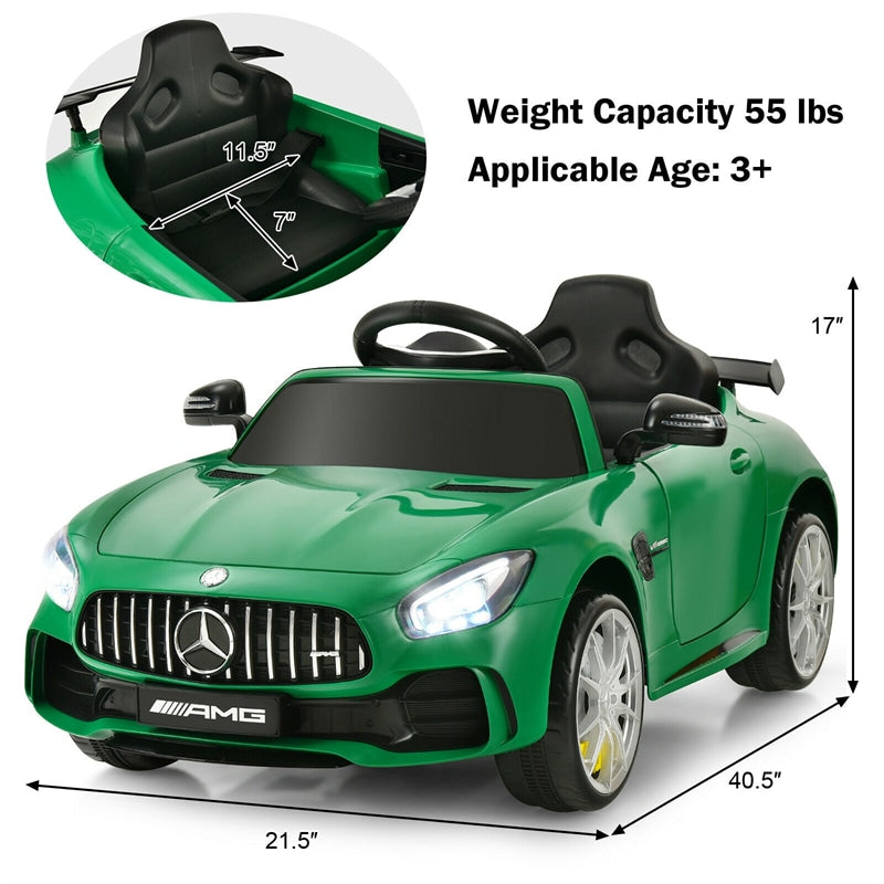 12V Licensed Mercedes Benz GTR Kids Ride On Car with Remote Control