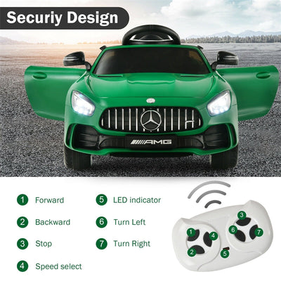 12V Licensed Mercedes Benz GTR Kids Ride On Car with Remote Control