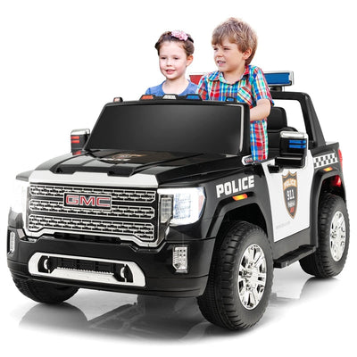 12V GMC 2-Seater Kids Ride On Truck Electric Car with Remote Control & Storage Box