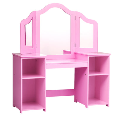 2 in 1 Detachable Design Kids Vanity Dressing Table