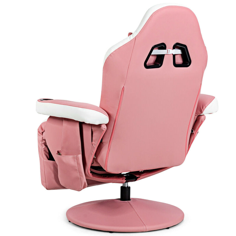 Ergonomic High Back Massage Gaming Chair with Pillow