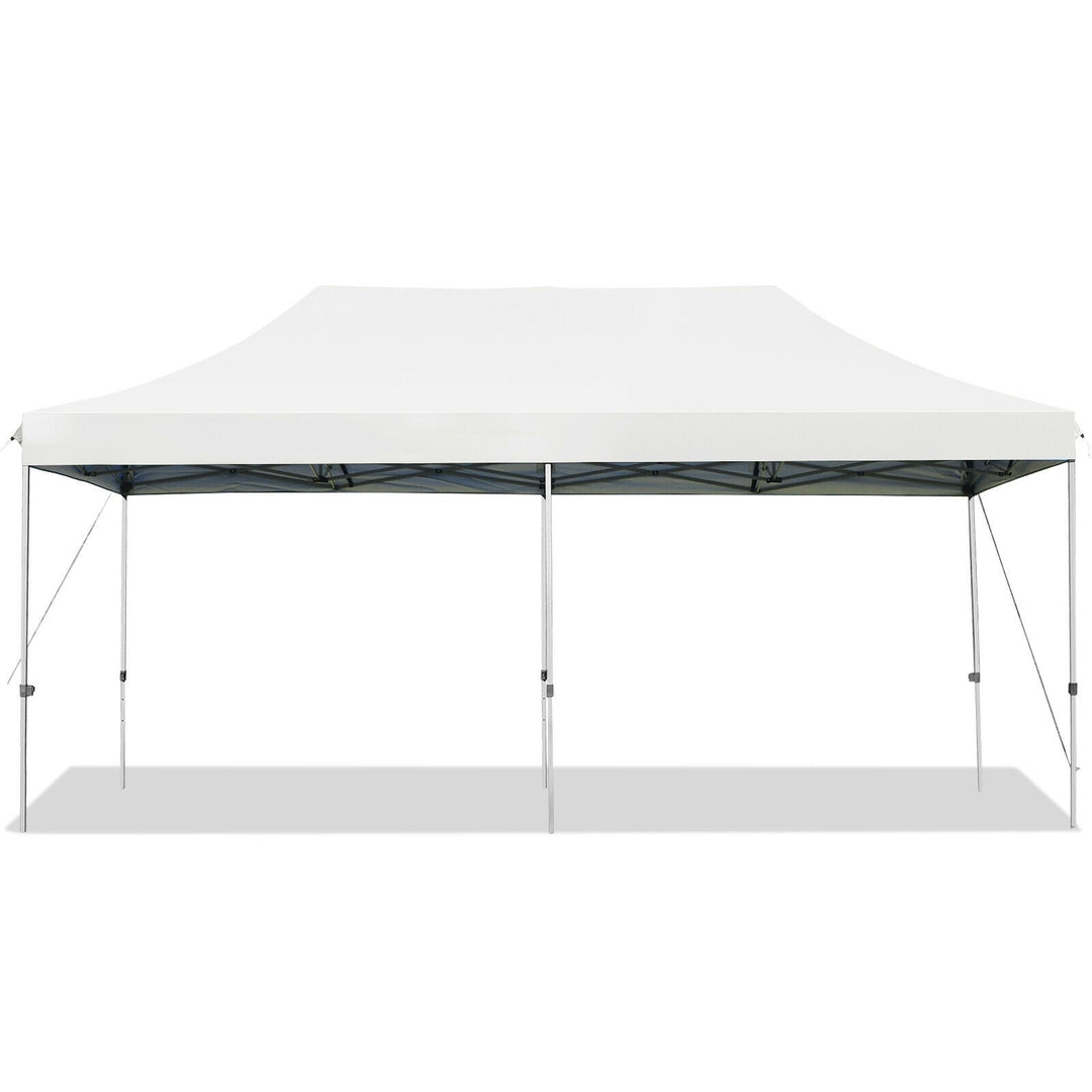 10 x 20 Feet Adjustable Folding Heavy Duty Sun Shelter with Carrying Bag
