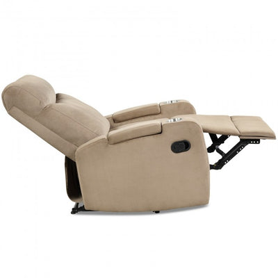 Single Recliner Chair Adjustable Sofa Lounger Home Theater Recliner Sofa Furniture with Backrest and Thick Seat Cushion