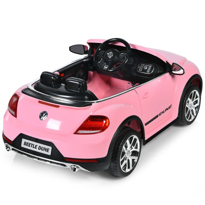 12V Licensed Volkswagen Beetle Kids Ride On Car with Remote Control