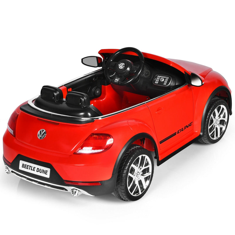 12V Licensed Volkswagen Beetle Kids Ride On Car with Remote Control