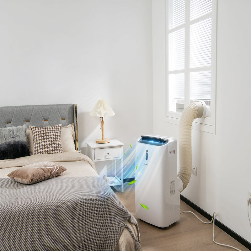 12000 BTU Portable 4-in-1 Air Conditioner with Smart Control