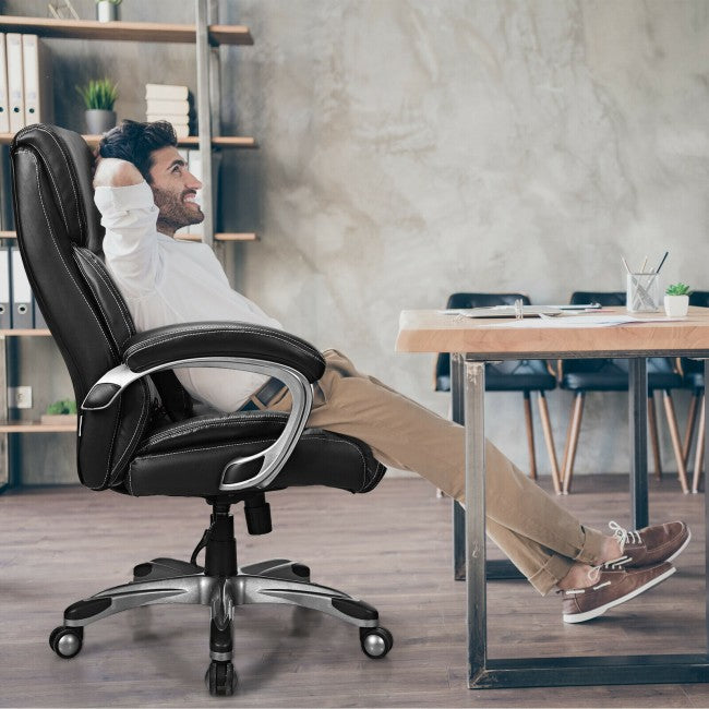 Chairliving - Adjustable Executive Office Recliner Chair with High Back and Lumbar Support for men&amp;women