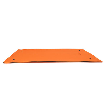 12' x 6' Floating Water Pad 3 Layer Tear-Resistant XPE Foam Water Mat for Beach Ocean Lake