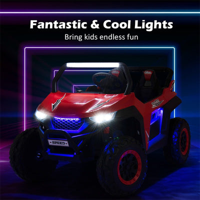 12V 2-Seater Kids Kids Ride On UTV Car Electric Vehicle with Remote Control and Multiple Joyful Functions