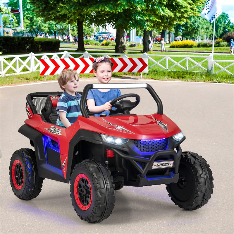 12V 2-Seater Kids Kids Ride On UTV Car Electric Vehicle with Remote Control and Multiple Joyful Functions