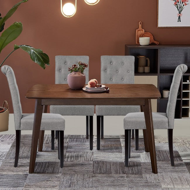 Set of 2 Tufted Dining Chairs