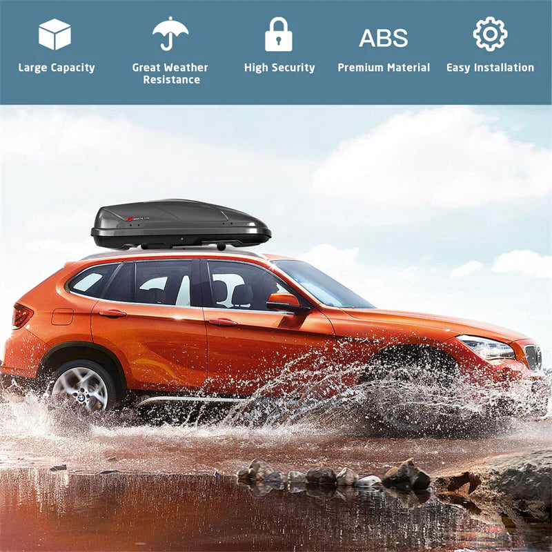14 Cubic Feet Rooftop Cargo Box Waterproof Duty Car Carrier Roof Bag