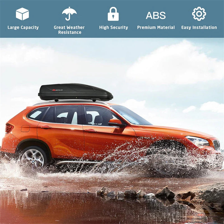 14 Cubic Feet Rooftop Cargo Box Waterproof Duty Car Carrier Roof Bag