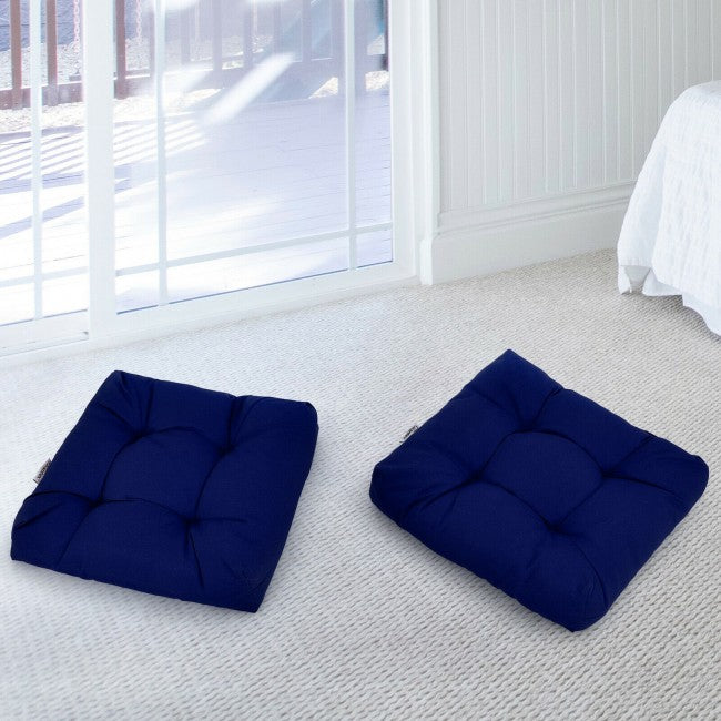 21" x 21" Patio Chair Seat Cushion Pads Sitting Pillow