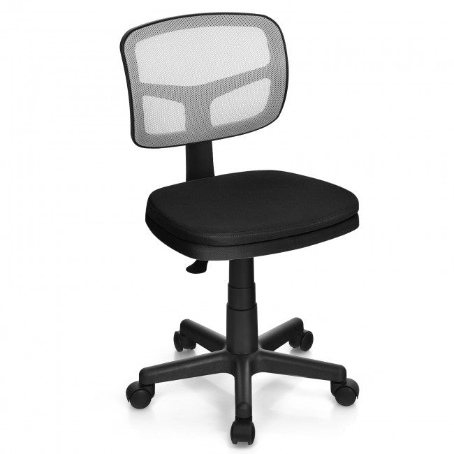 Chairliving - Height Adjustment and Breathable Mesh Armless Office Chair For Wide Application