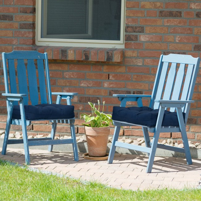 21" x 21" Patio Chair Seat Cushion Pads Sitting Pillow