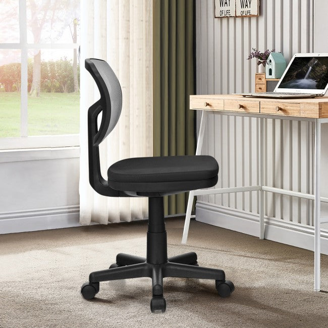 Chairliving - Height Adjustment and Breathable Mesh Armless Office Chair For Wide Application