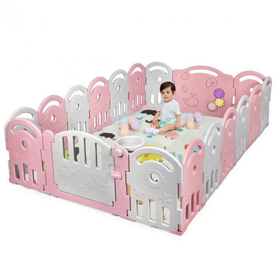 18-Panel Baby Playpen Kids Safety Play Center