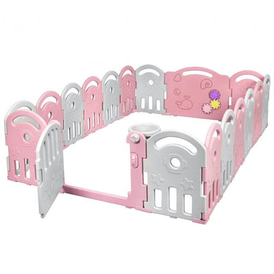 18-Panel Baby Playpen Kids Safety Play Center