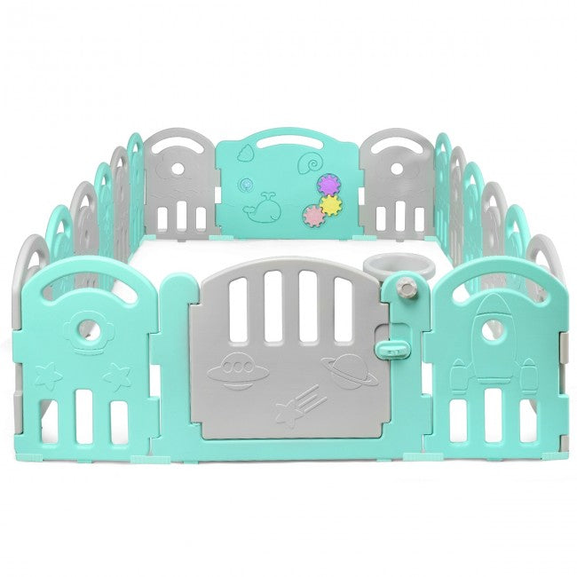 18-Panel Baby Playpen Kids Safety Play Center