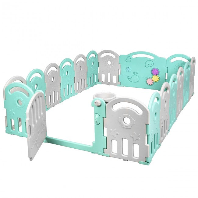 18-Panel Baby Playpen Kids Safety Play Center